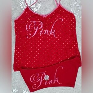 VS PINK VINTAGE BLING SLEEP SET LARGE